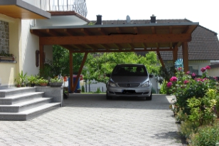 Carport mit Pultdach Carport mit Pultdach