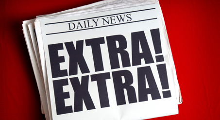 Aktuelles Bild einer Zeitung